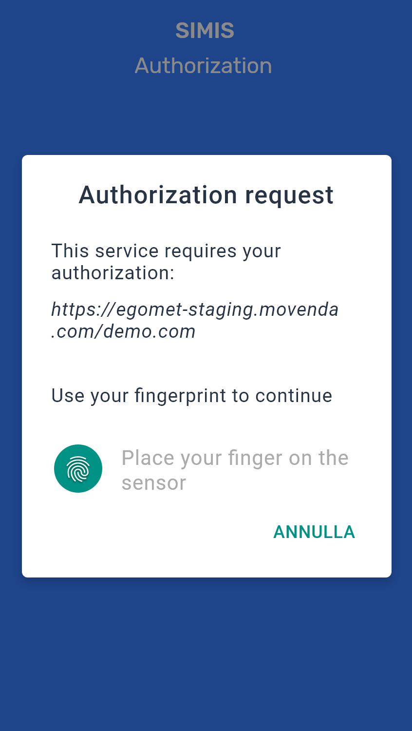 Multi-Factor authentication: Push notification biometrics